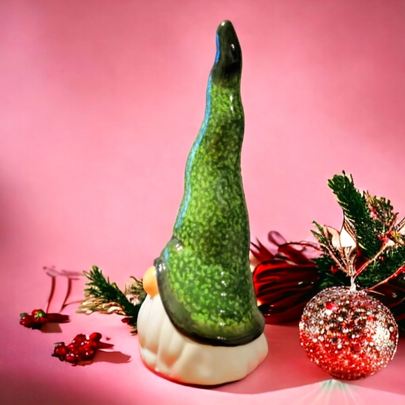 Ikea Vinter  Decoration Santa Claus Green Tall Hat 7.5" - Picture 2 of 4